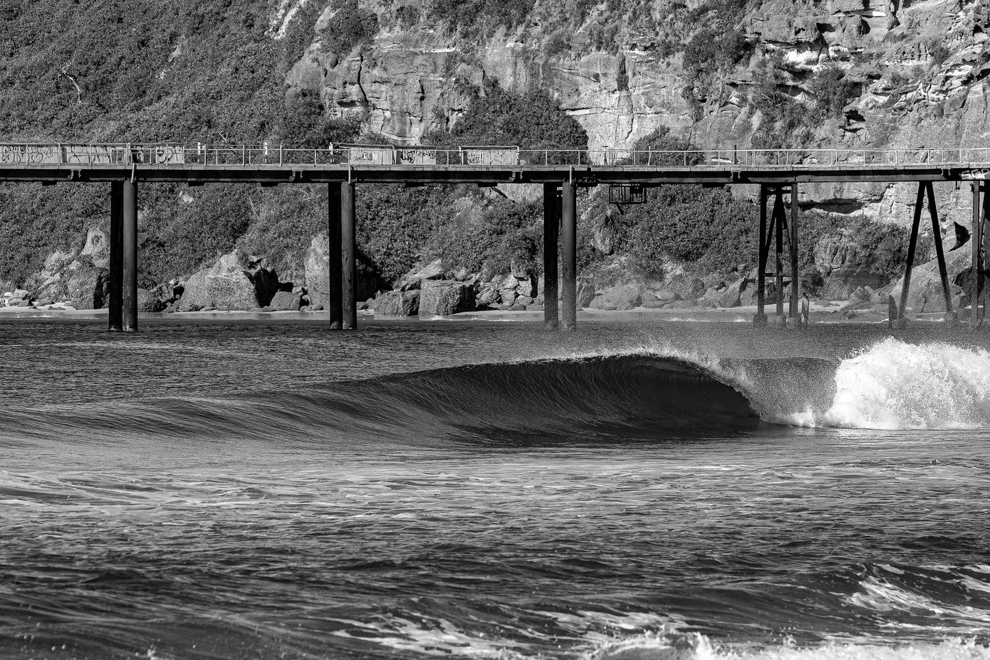 White tee with ‘Catch How It Is’ print.