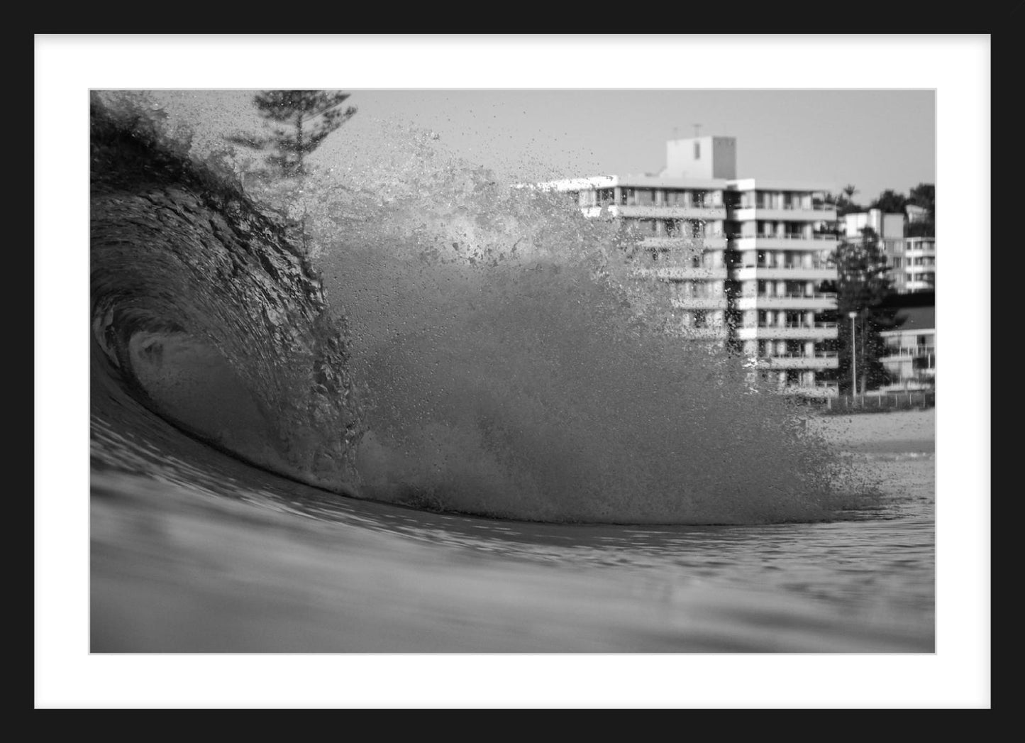 "Black and White Barrel DY"