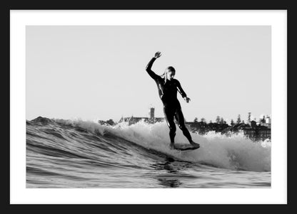 “Young Champion with the Classic Manly Backdrop"