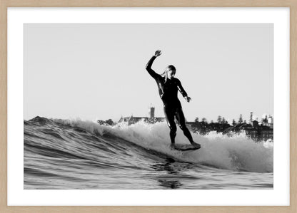 “Young Champion with the Classic Manly Backdrop"